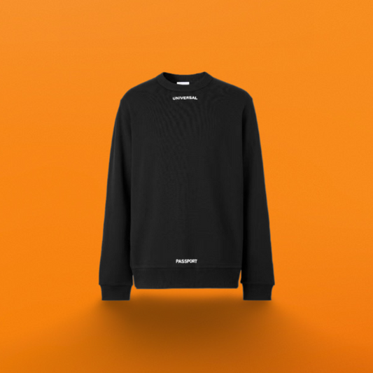 Br slogan print crew neck pullover<span class="brand-imgs BB"></span>