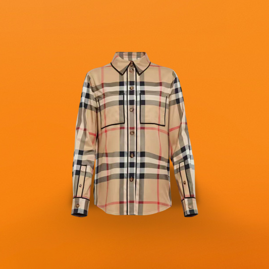 Br plaid hem shirt women<span class="brand-imgs BB"></span>
