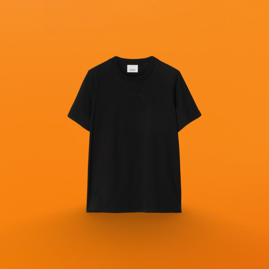 Oak leaf embroidery short sleeve black<span class="brand-imgs BB"></span>