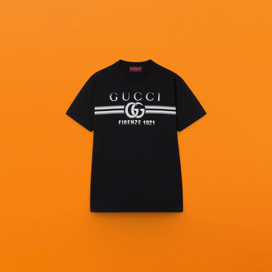 Grid black T-shirt <span class="brand-imgs GUCCI"></span>