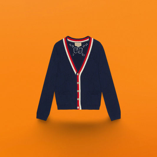 Hollow gg cardigan <span class="brand-imgs GUCCI"></span>