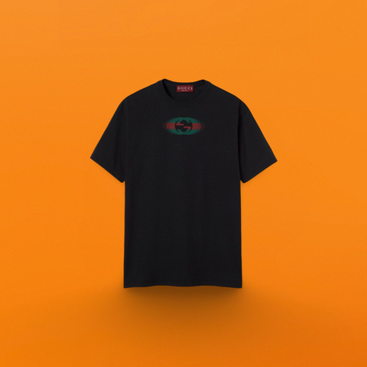 Cotton jersey T-shirt in black<span class="brand-imgs GUCCI"></span>