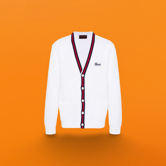 G striped jacquard knitted Cardigan<span class="brand-imgs GUCCI"></span>