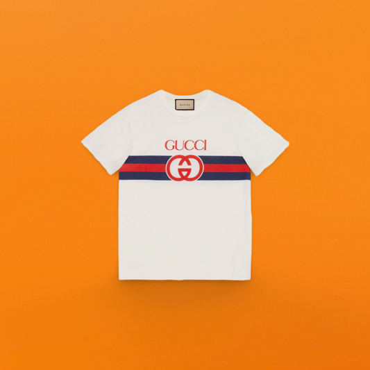 Printed ribbon gg short sleeve <span class="brand-imgs GUCCI"></span>