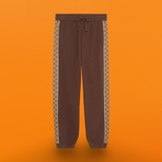 G Cotton jersey trouser brown<span class="brand-imgs GUCCI"></span>