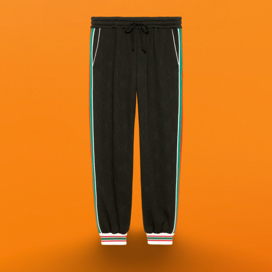 Hidden flower ribbon trouser black<span class="brand-imgs GUCCI"></span>