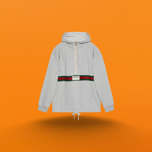 G grey Red green web sweatshirt<span class="brand-imgs GUCCI"></span>