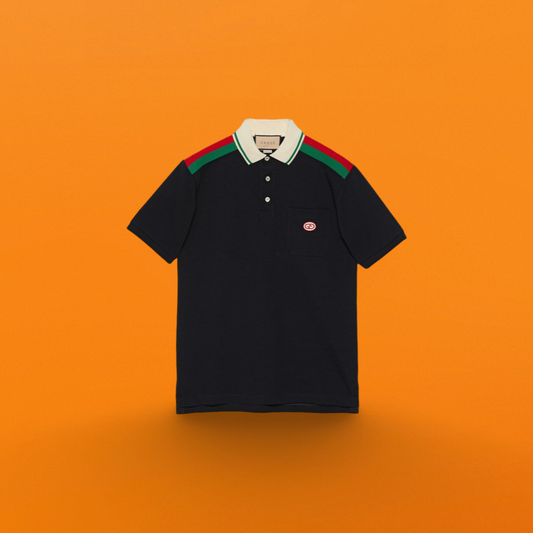 Red and green ribbon Polo shirt<span class="brand-imgs GUCCI"></span>