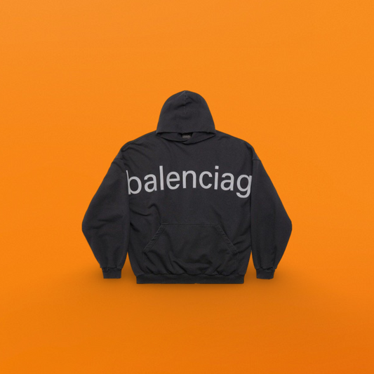 Website letter embroidered hoodie black<span class="brand-imgs BL"></span>