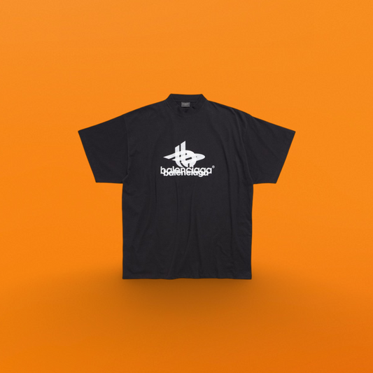 Overlapping print short sleeve black <span class="brand-imgs BL"></span>