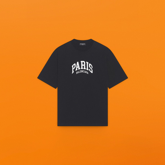 Paris  print short sleeve black<span class="brand-imgs BL"></span>