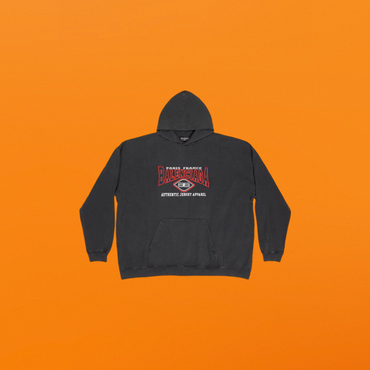 Red and black embroidered hoodie<span class="brand-imgs BL"></span>