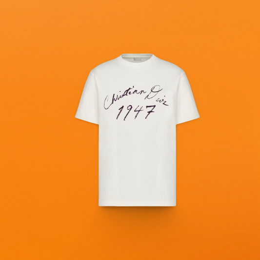 Signature flocked Short sleeve off-white <span class="brand-imgs DIOR"></span>