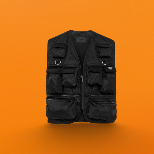 Multipocket work nylon vest <span class="brand-imgs PD"></span>