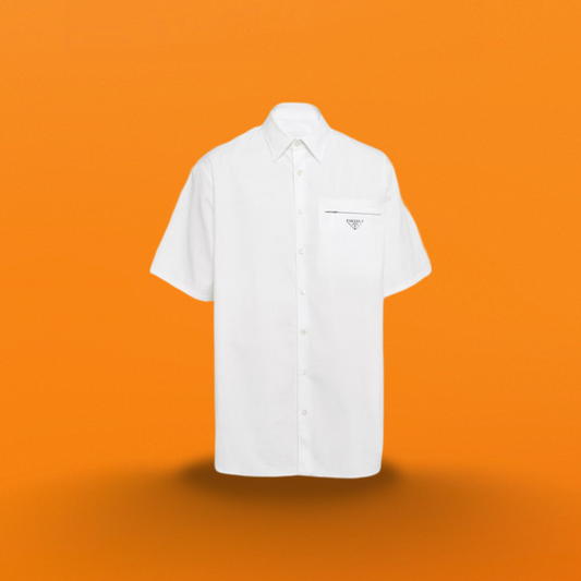 Zipper pocket triangle logo shirt <span class="brand-imgs PD"></span>
