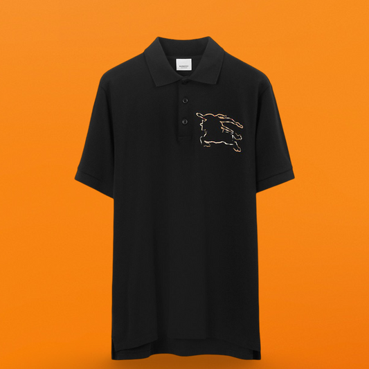 Plaid warhorse burnish polo shirt black<span class="brand-imgs BB"></span>