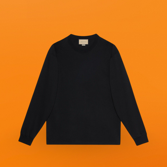 G small letter black long sleeved tshirts black<span class="brand-imgs GUCCI"></span>